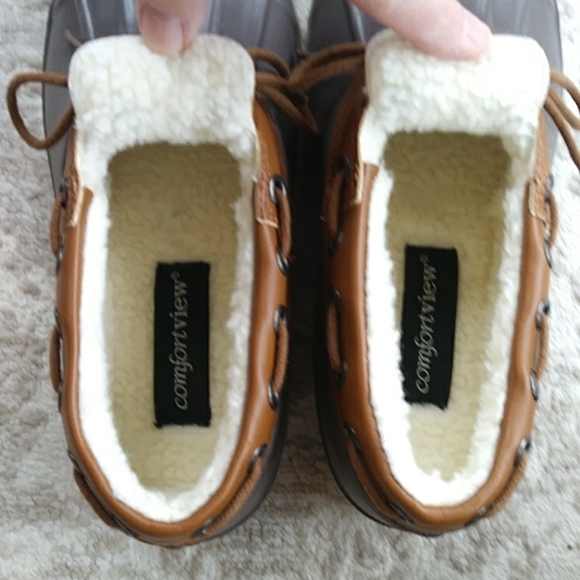 Comfortview The Storm All Weather Waterproof Shoe 7M Brown - Picture 2 of 16